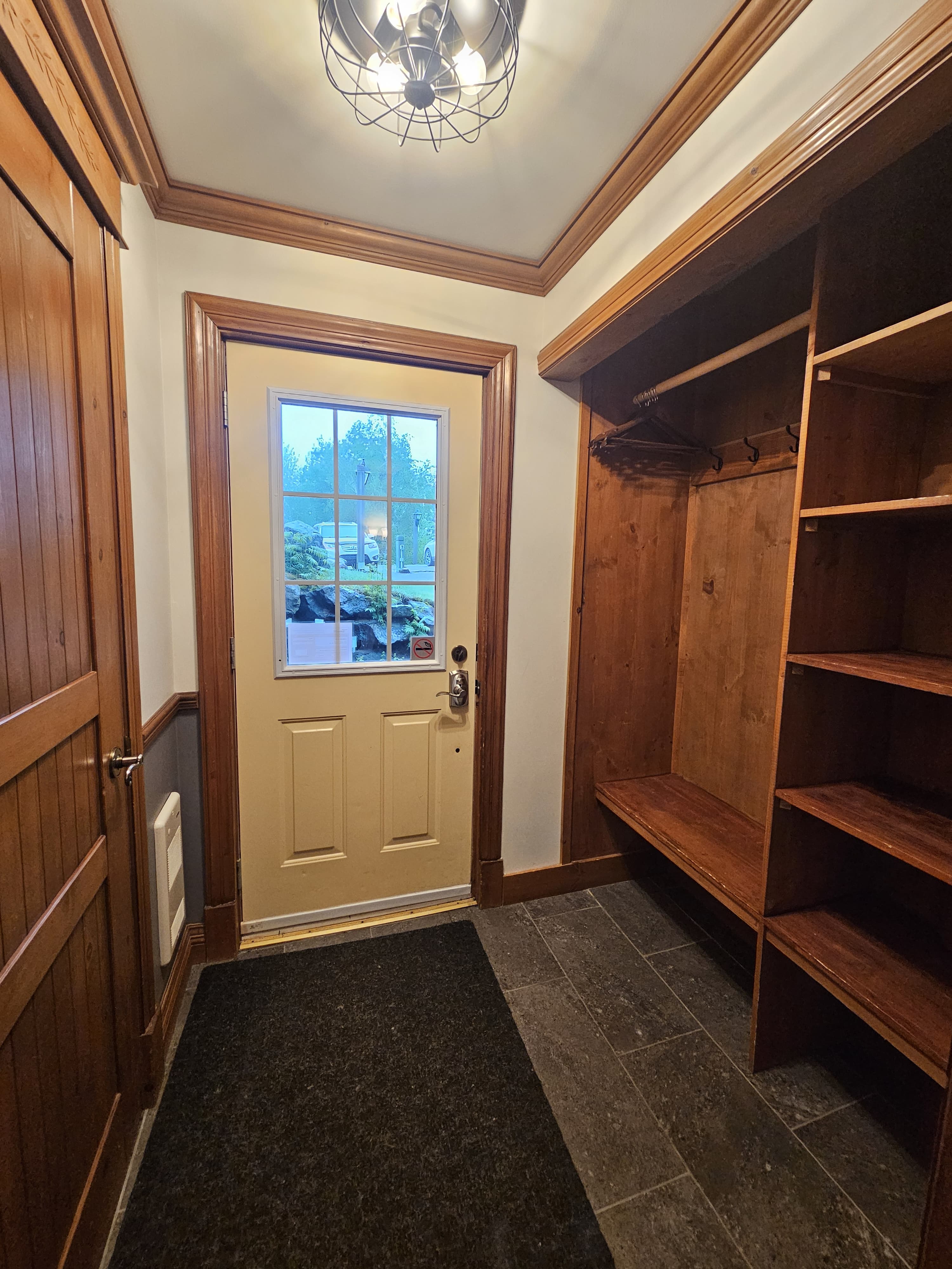 Mudroom and entryway with storage